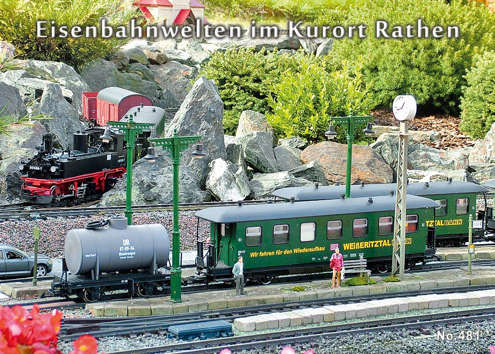 Eisenbahnwelten im Kurort Rathen Zug