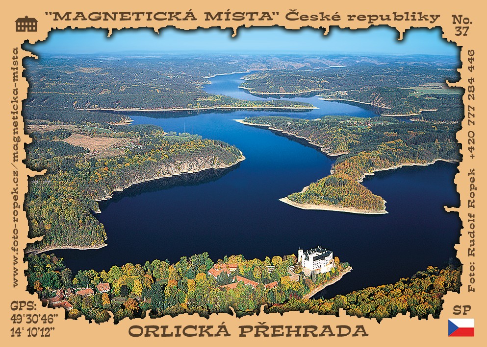 Magnetická místa ČR – Orlická přehrada