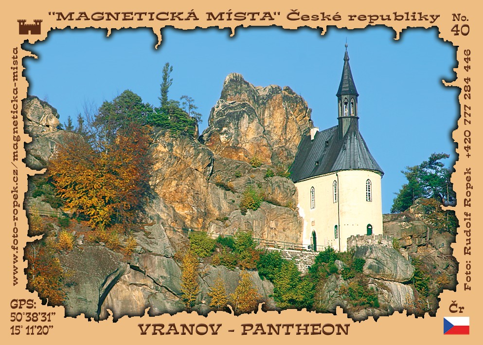Magnetická místa ČR – Vranov - Pantheon