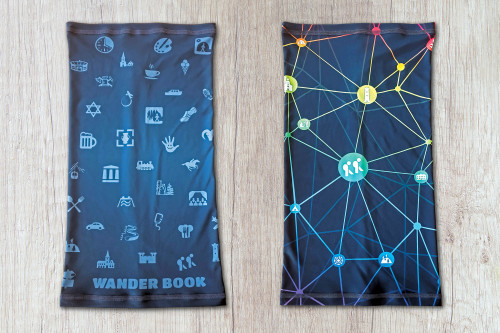 Multifunkční šátky Wander Book