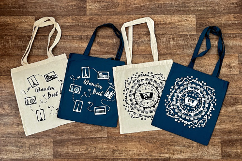 Bavlněné tašky Wander Book