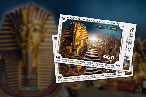 Mimořádný výprodej vizitek z výstavy Tutanchamon!