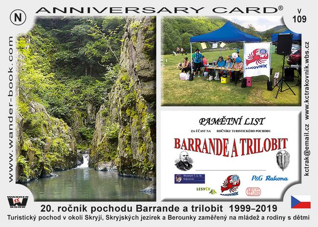 20. ročník pochodu Barrande a trilobit  1999–2019