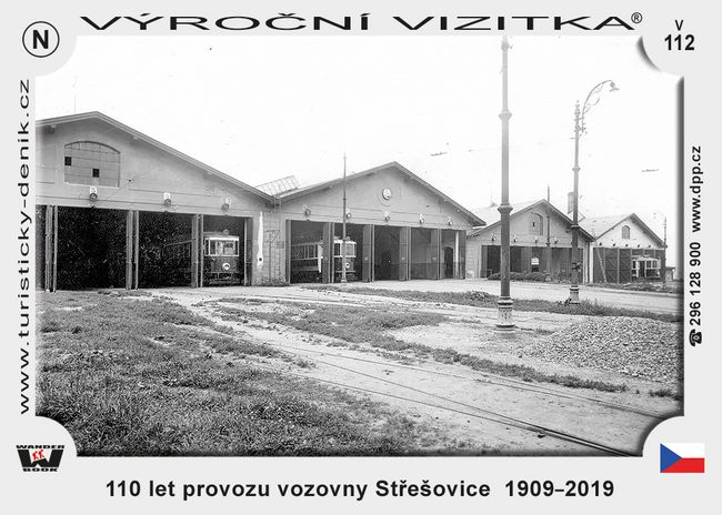 110 let provozu vozovny Střešovice  1909–2019