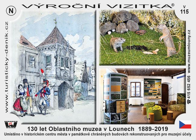 130 let Oblastního muzea v Lounech  1889–2019