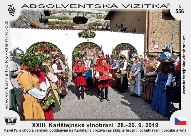 XXIII. Karlštejnské vinobraní  28.–29. 9. 2019