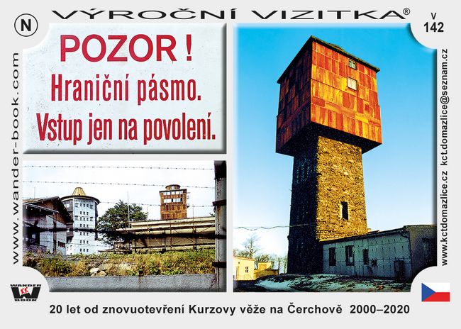 20 let od znovuotevření Kurzovy věže na Čerchově  2000–2020