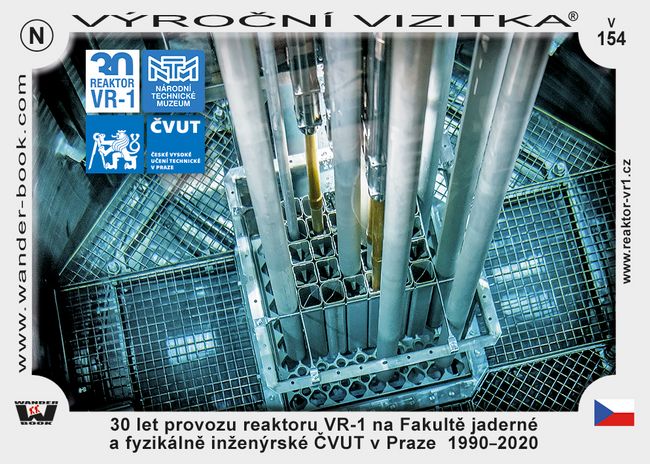 30 let provozu reaktoru VR-1 na Fakultě jaderné a fyzikálně inženýrské ČVUT v Praze  1990–2020