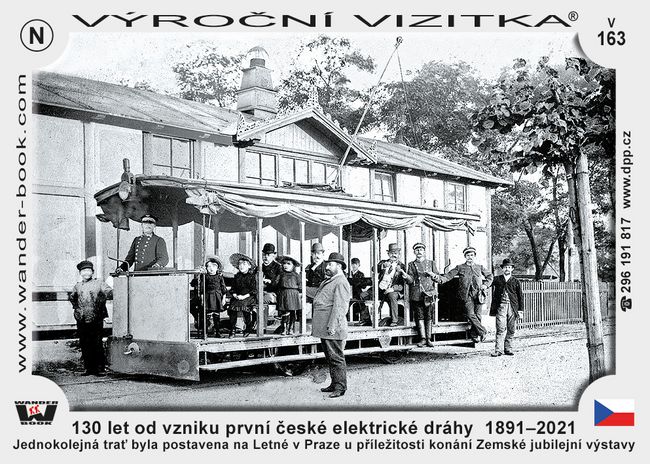 130 let od vzniku první české elektrické dráhy  1891–2021