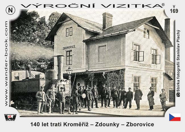 140 let trati Kroměříž – Zdounky – Zborovice