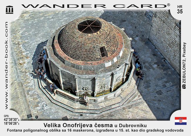 Velika Onofrijeva česma u Dubrovniku