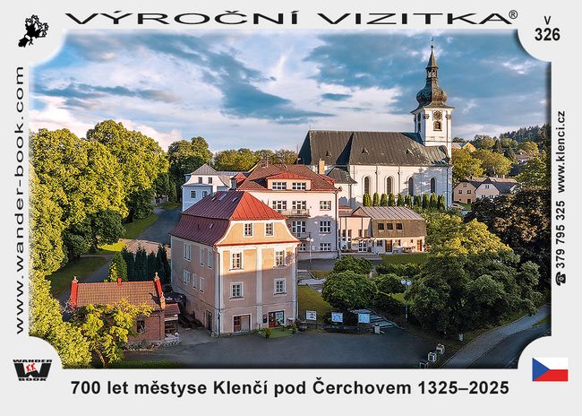 700 let městyse Klenčí pod Čerchovem 1325–2025