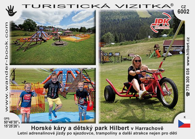 Horské káry a dětský park Hilbert v Harrachově