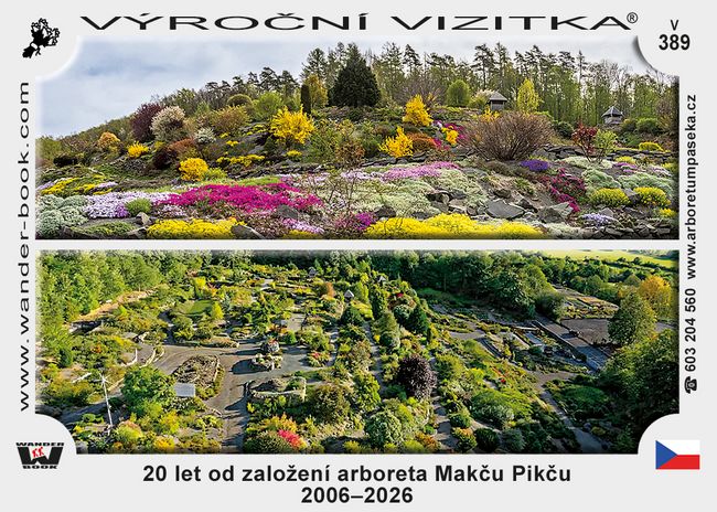 20 let od založení arboreta Makču Pikču 2006–2026