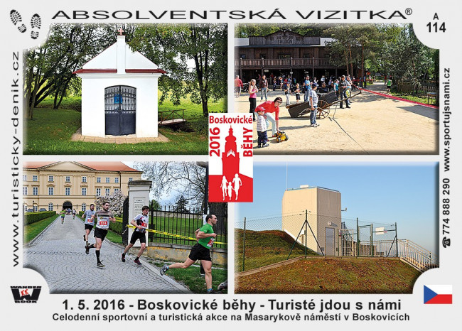 1.5. 2016 - Boskovické běhy - Turisté jdou s námi