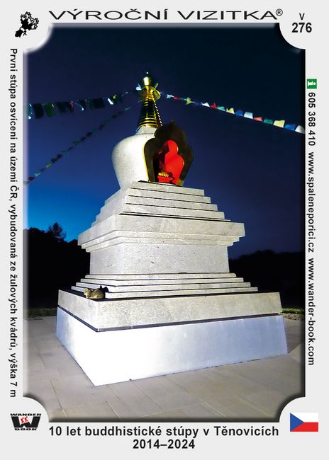 10 let buddhistické stúpy v Těnovicích  2014–2024