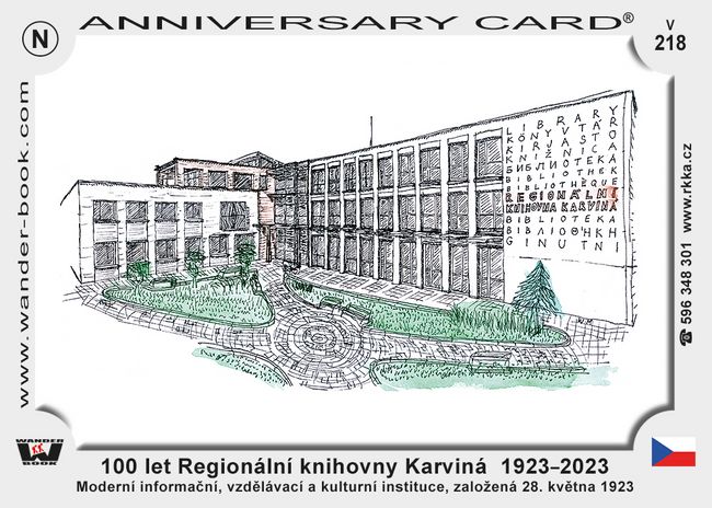 100 let Regionální knihovny Karviná  1923–2023