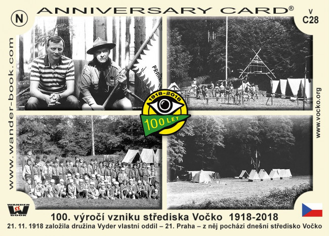100. výročí vzniku střediska Vočko  1918–2018