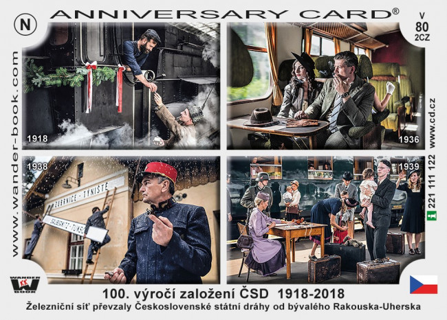 100. výročí založení ČSD 2018