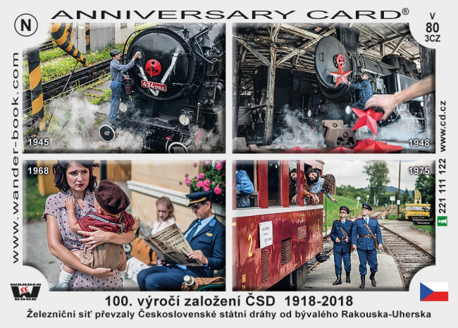 100. výročí založení ČSD 2018