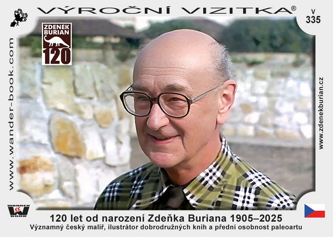 120 let od narození Zdeňka Buriana 1905–2025