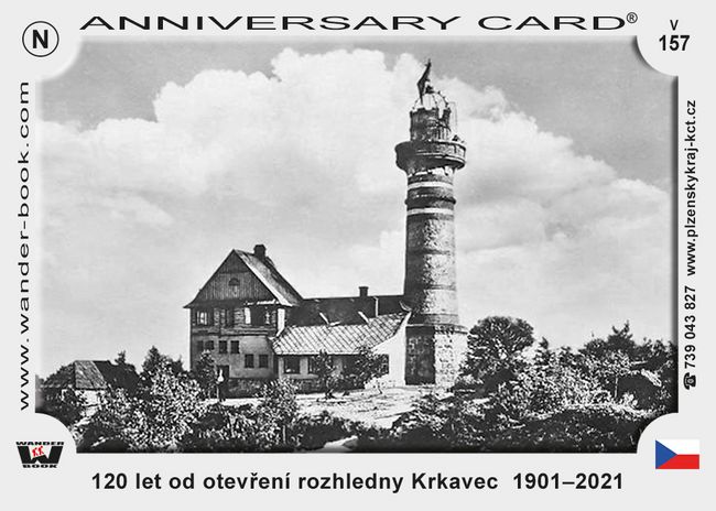 120 let od otevření rozhledny Krkavec  1901–2021