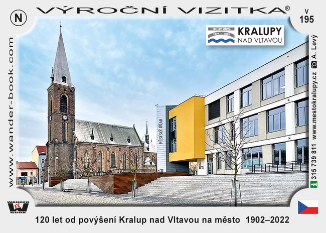 120 let od povýšení Kralup nad Vltavou na město  1902-2022