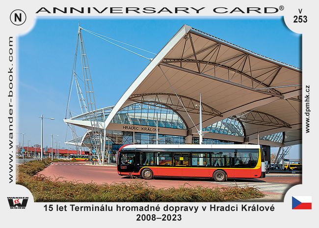 15 let Terminálu hromadné dopravy v Hradci Králové 2008–2023