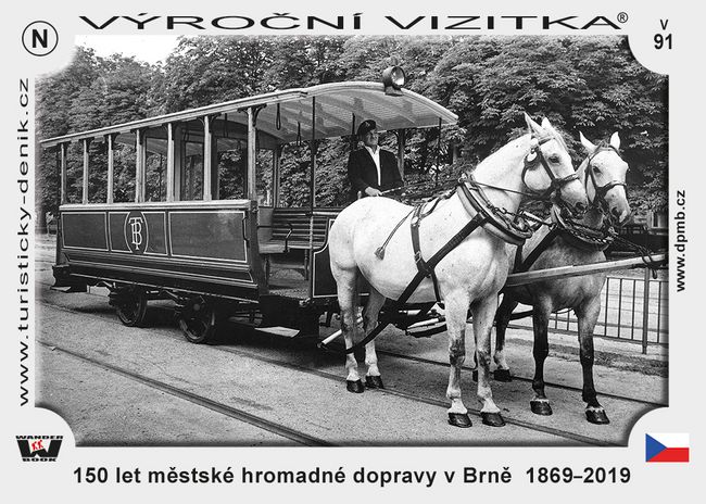150 let městské hromadné dopravy v Brně  1869–2019