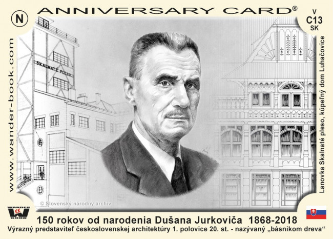 150 let od narození Dušana Jurkoviče  1868-2018