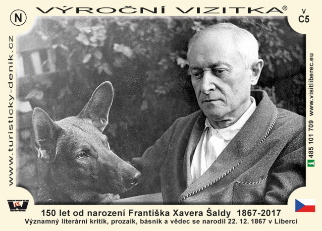 150 let od narození Františka Xavera Šaldy 1867 - 2017