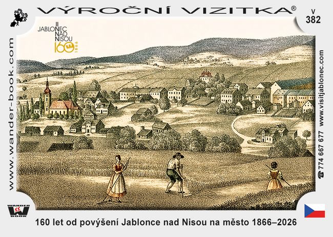 160 let od povýšení Jablonce nad Nisou na město 1866–2026