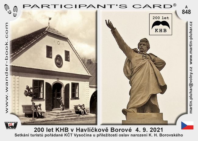 200 let KHB v Havlíčkově Borové  4. 9. 2021