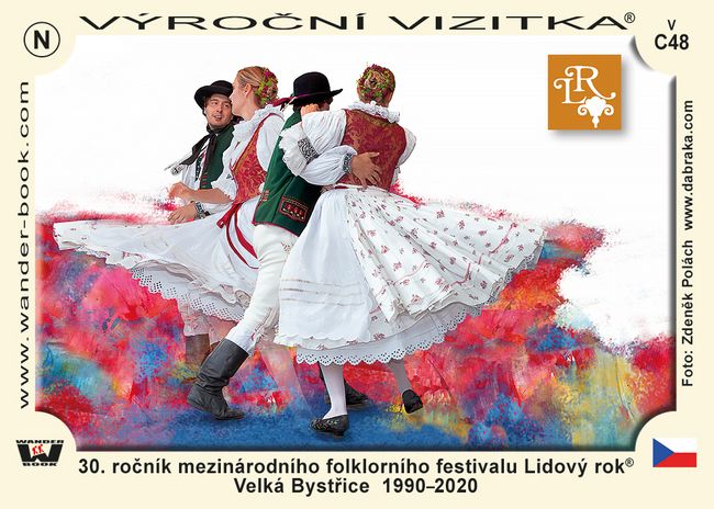30. ročník mezinárodního folklorního festivalu Lidový rok® Velká Bystřice  1990–2020