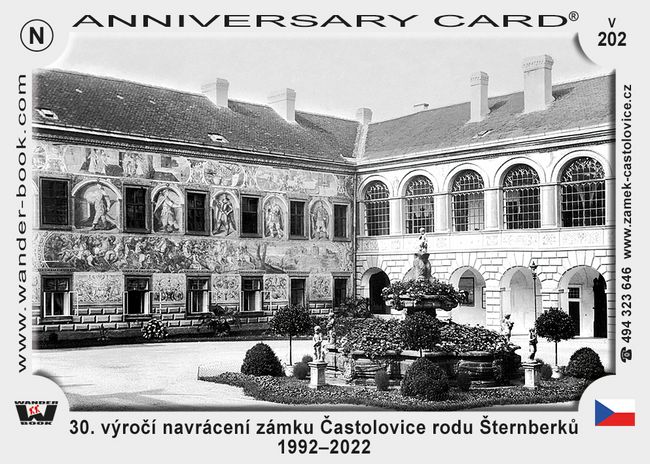 30. výročí navrácení zámku Častolovice rodu Šternberků 1992–2022