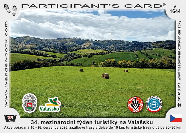 34. mezinárodní týden turistiky na Valašsku