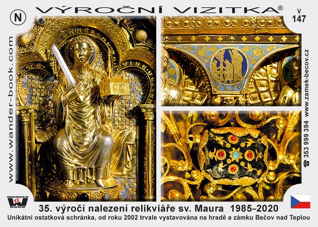 35. výročí nalezení relikviáře sv. Maura  1985–2020