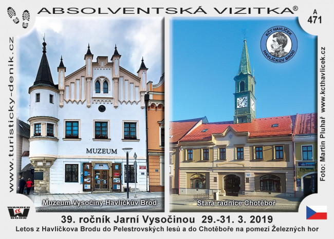 39. ročník Jarní Vysočinou  29.-31. 3. 2019