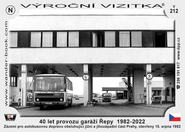 40 let provozu garáží Řepy  1982–2022