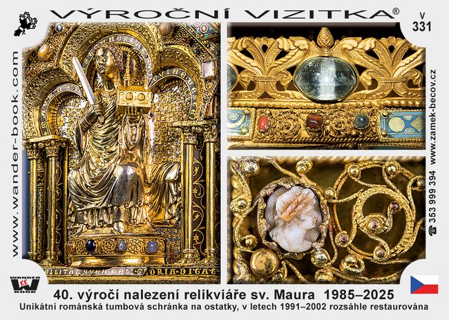 40. výročí nalezení relikviáře sv. Maura  1985–2025