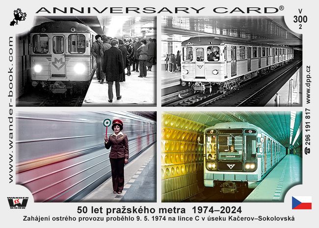 50 let pražského metra  1974–2024