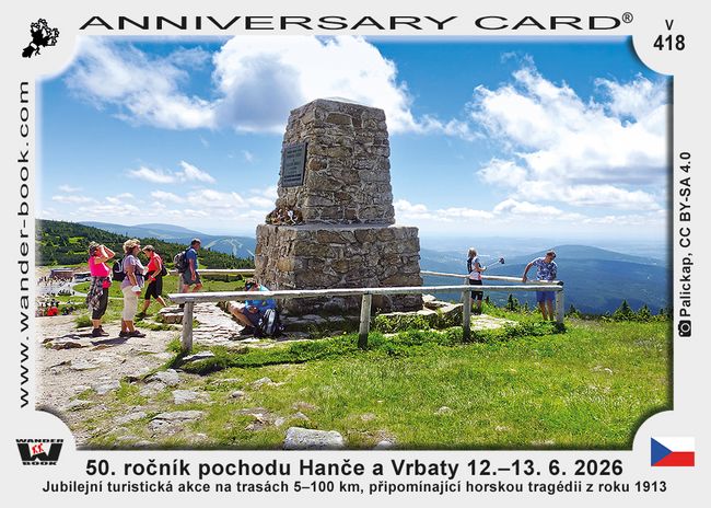50. ročník pochodu Hanče a Vrbaty 12.–13. 6. 2026
