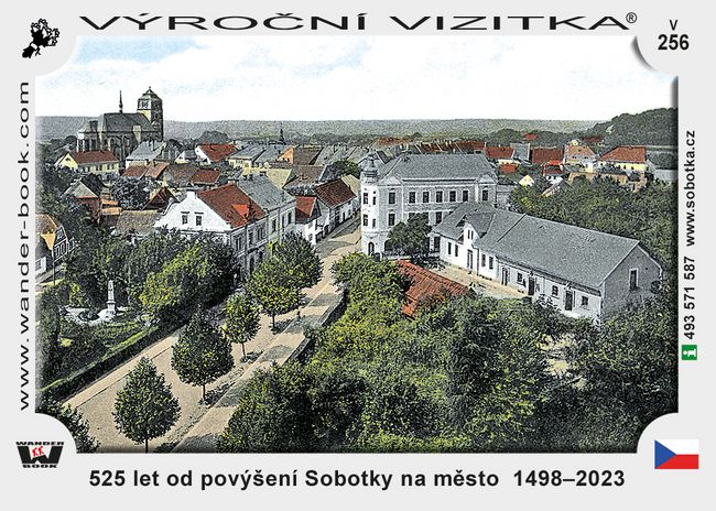 525 let od povýšení Sobotky na město  1498–2023