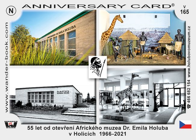 55 let od otevření Afrického muzea Dr. Emila Holuba v Holicích  1966–2021
