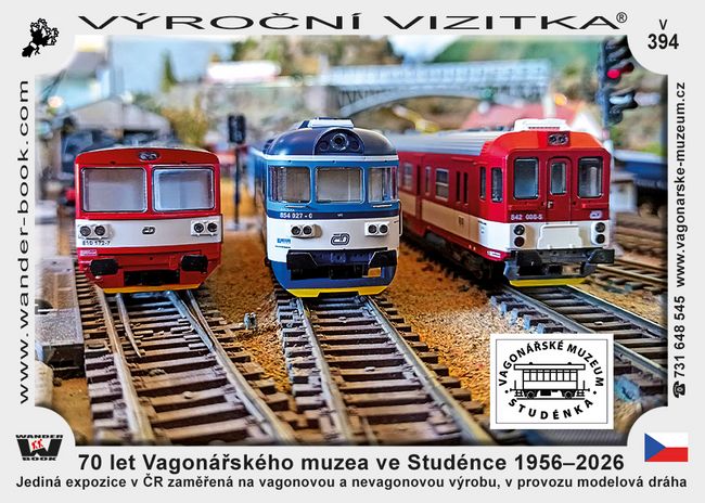 70 let Vagonářského muzea ve Studénce 1956–2026