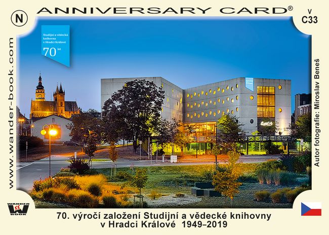 70. výročí založení Studijní a vědecké knihovny v Hradci Králové  1949–2019