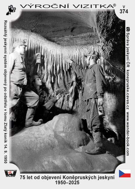 75 let od objevení Koněpruských jeskyní 1950–2025