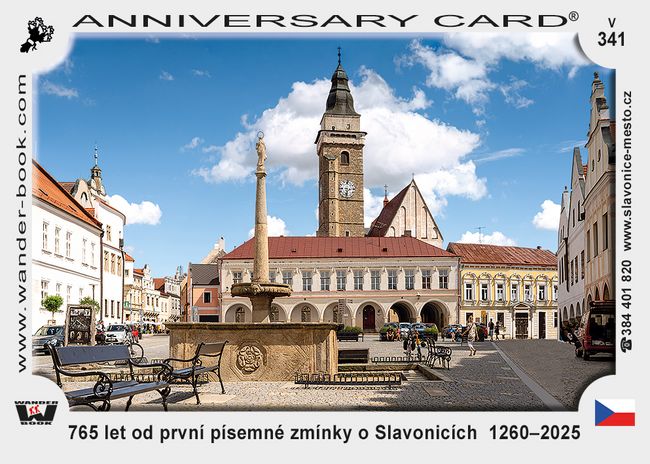 765 let od první písemné zmínky o Slavonicích 1260–2025