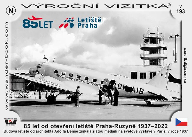 85 let od otevření letiště Praha-Ruzyně 1937–2022
