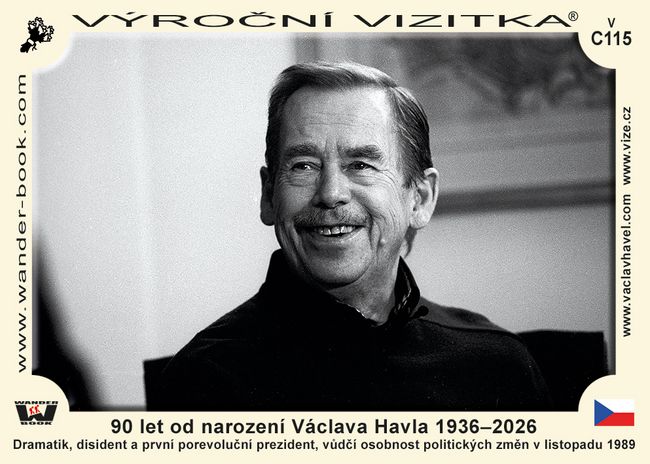 90 let od narození Václava Havla 1936–2026
